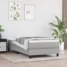 Materassi a Molle vidaXL Insacchettate Grigio Chiaro 90x190x20 cm Materasso a Molle