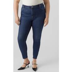 Vero Moda Curve – Mörkblå skinny jeans
