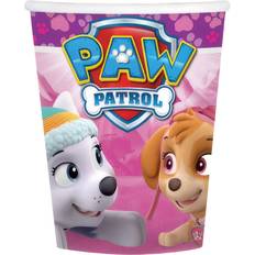 Punainen Pahvimukit Amscan Papkrus Paw Patrol Lyserød 8-pak