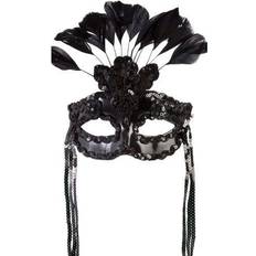 Facemasks Amscan 365706 after dark masquerade mask, 1ct