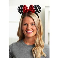 Vestidos de fiesta Elope Minnie Mouse Polka Dot Sequined Ears Headband Accessory