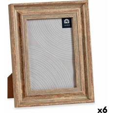 Bruna Ramar Gift Decor 19 glas trä brun koppar plast Ram