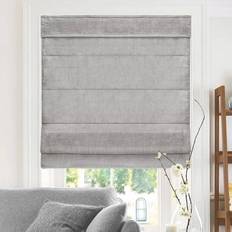 Grey Roman Blinds Chicology Belgian Denim