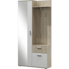 Beige Kleiderschränke Mirjan24 Conjunto De Recibidor Stanton 103 195 x 97 x 30 cm Armario