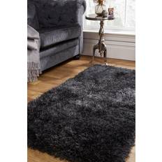 Sienna Shaggy Fluffy Glitter Grey 120x170cm