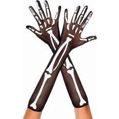 Skeleton Fishnet Gloves Costume Accessory