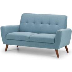 Furniture Julian Bowen Monza Blue Sofa 146cm 2 Seater