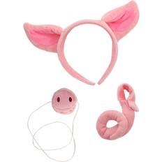 Vestidos de fiesta Elope Pig Nose Ears and Tail Pink Set