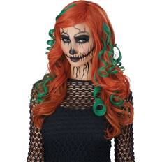 Orange Wigs California Costumes Adult Root Of All Evil Wig Accessory Orange/Green