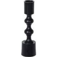 Lysestaker BigBuy Christmas Vertical 16 cm Negro Candelabro