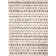 Black and white stripe rug Liora Manne Mosaic Stripe Black, White