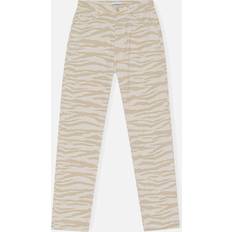 Beige - Women Jeans Ganni Beige Printed Jeans WAIST