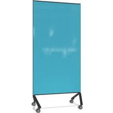 Glass Boards Ghent Pointe Magnetic Mobile Dry-Erase Glassboard, 76-1/2"