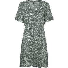 Vero Moda Clothing Vero Moda Vmalba Short Dress - Sage Green