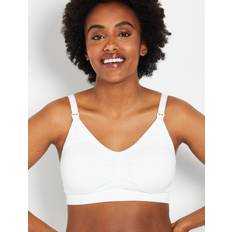 Motherhood Maternity Women's Bras White White Seamless Nursing Bra