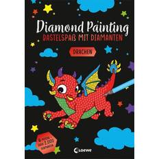 Diamond Paintings Loewe Diamond Painting Bastelspaß mit Diamanten Drachen