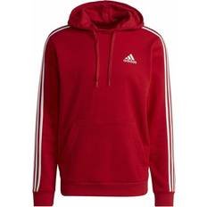 Viscose Pulls Adidas Sweatshirt à Capuche Essentials Fleece - Rouge