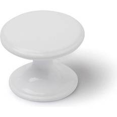 Poignées de porte REI Lot de 4 Boutons De Meuble Rond Zamak Peint H.27 x 33 x P.33 mm