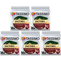 K-cups & Coffee Pods Tassimo CAFE CREMA XL 5Pack X 80Servings 16pcs