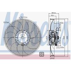 CPU Air Coolers Nissens Car Fan Radiator 85705