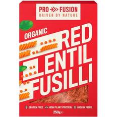 Vegan Pasta & Noodles ProFusion Gluten Free Organic Red Lentil Fusilli 250g