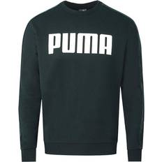 Men - Velvet Jumpers Puma velvet taped logo black sweatshirt