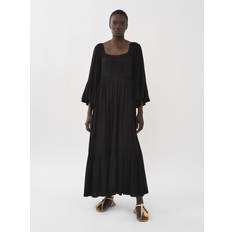 See by Chloé Black Tiered Maxi Dress