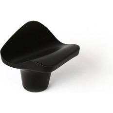 Poignées de porte REI Lot 4 Boutons De Meuble Métal Noir Mat Mod.749 32x31 mm 1pcs