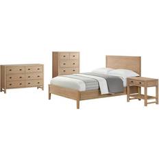 Tables Alaterre Furniture Arden 4-Piece Wood Bedside Table