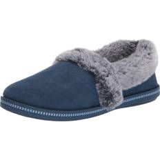 Skechers Blåa Innetofflor Skechers Cozy Campfire Team Toasty Lågklackade Tofflor - Marinblått