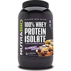 100 whey protein isolate NutraBio Labs, 100% Whey Protein Isolate, Blueberry Muffin, 2