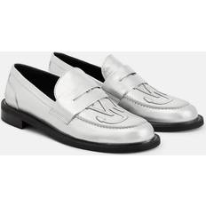 Dame - Sølv Loafers JW Anderson Leather Moccasin Loafers silver