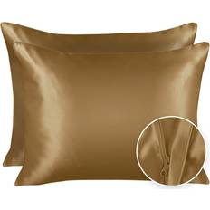 Gold Pillow Cases ShopBedding Luxury Satin Pillow Case Gold