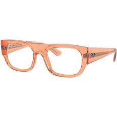 Ray-Ban Orange Glasses Ray-Ban Kristin Bio-based Transparent Orange Clear Lenses Polarized 52-20 Transparent Orange 52-20