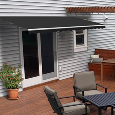 Patio Awnings Aleko Retractable Motorized 13 Canopy Awning