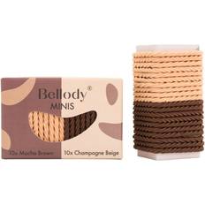 Bellody Hårstyling Minis Hair Rubber Set Mocha Brown