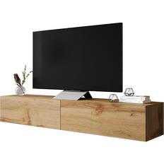 Charlotte A122 Wotan Roble 180 x 30 x 40 cm Mueble de TV