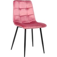 Rosa Sillas de Cocina CLP Comedor Tilde Terciopelo Rosado 54 x 45 x 83 cm Silla de Cocina