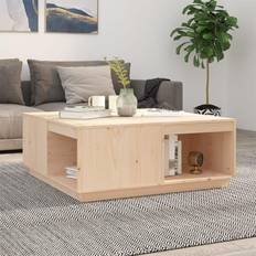 Møbler vidaXL 100x101x40,5 massivt fyrretræ Sofabord