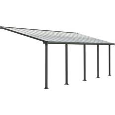 Dächer Palram Grau Canopia Terrassenüberdachung Olympia 3x7.3