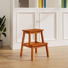 vidaXL 2 Step 15.7 x 15 x 19.7 in Seating Stool