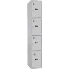 Percheros Locker Simon Rack Metal Light grey 4 compartments Coat Hook