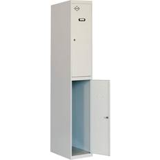 Muebles y Accesorios de Pasillo Locker Simon Rack Metal Light grey 2 Compartments Coat Hook