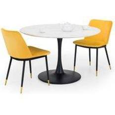 Gelb Tischgruppen Julian Bowen Holland Round Delaunay Dining Set