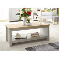 GFW Lancaster Grey & Oak Top Coffee Table