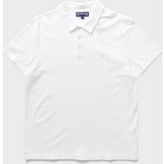 Poliamida Polos Vilebrequin Organic Cotton Terry Logo Polo Shirt - White