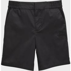 Burberry Byxor Barnkläder Burberry Boys Black Cotton Ekd Shorts - Black