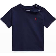 9-12M - Boys T-shirts Polo Ralph Lauren Boy's Crewneck Jersey T-shirt - Cruise Navy