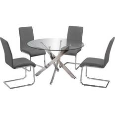 Dining Sets Best Master Furniture Alison 5-Pieces Modern Dinette Dining Set