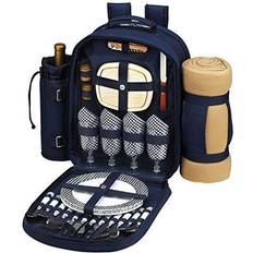 Picnic at Ascot Deluxe Backpack for 4 w/ Blanket